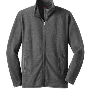 Dark Grey Fleece Zip-up